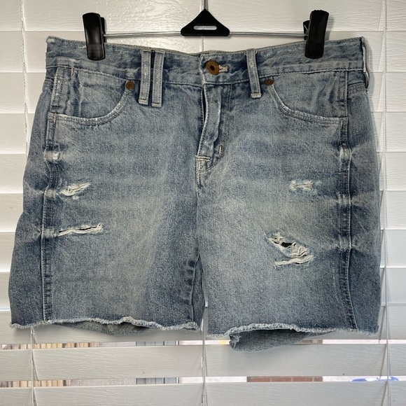 Madewell Distressed Shorts size 24 - Picture 2 of 4